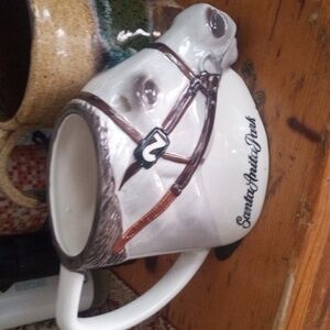 Santa Anita Horse Mug 1970s